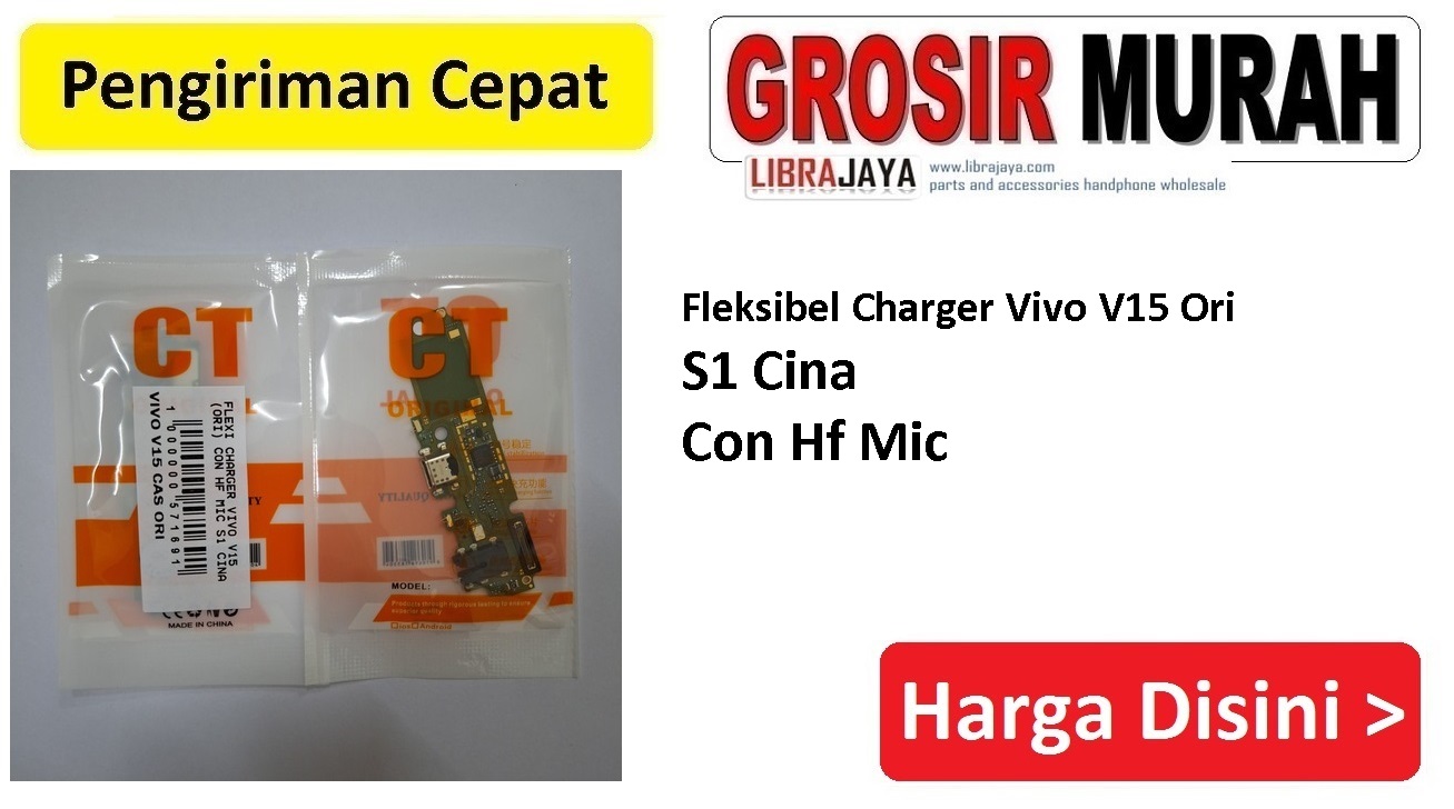 Jual Fleksibel Charger Vivo V15 Ori Fleksibel Flexible Fleksi Flexibel Flex Con Tc Connector Pcb Konektor cas papan charging