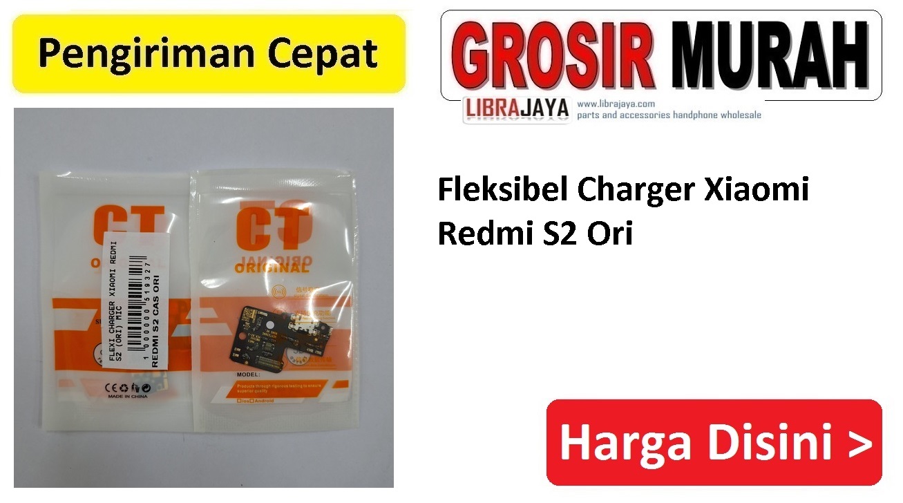 Jual Flexi Charger Ori Xiaomi Redmi S2 Fleksibel Flexible Fleksi Flexibel Flex Con Tc Connector Pcb Konektor cas papan charging