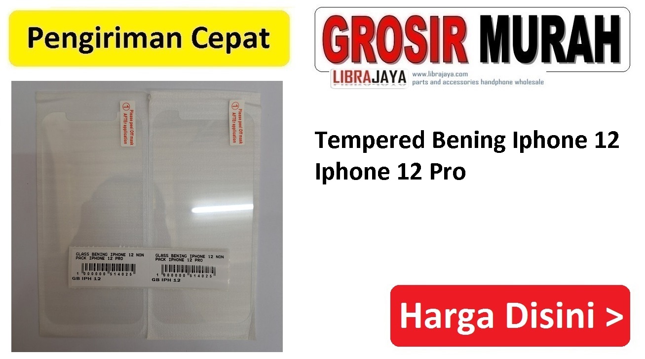 Jual Tempered Bening Iphone 12 Iphone 12 Pro Anti Gores Full Screen Protector