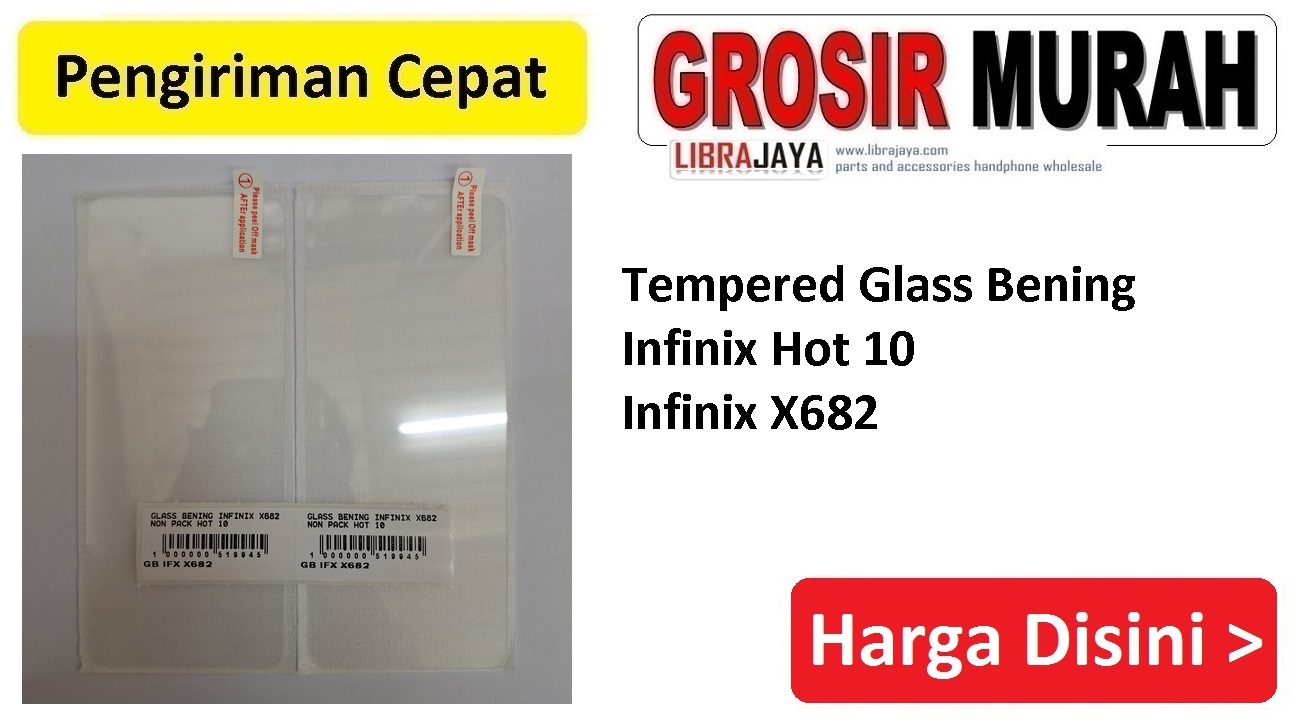 Jual Tempered Glass Bening Infinix Hot 10 X682 Anti Gores Full Screen Protector