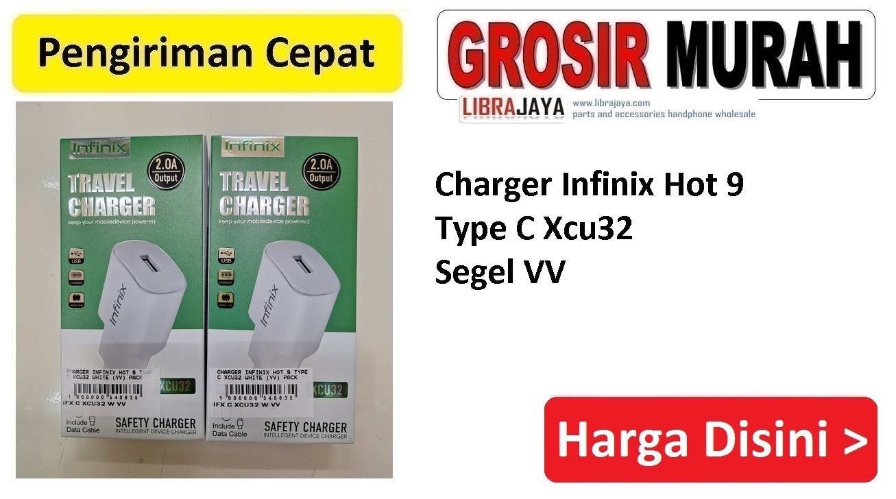 Jual Charger Infinix Hot 9 Type C Xcu32 VV