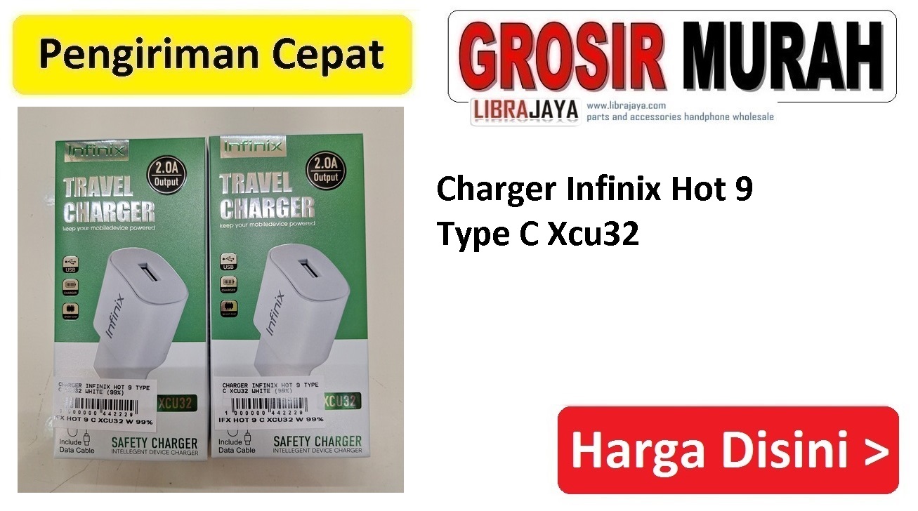 Jual Charger Infinix Hot 9 Type C Xcu32 casan tc usb cas