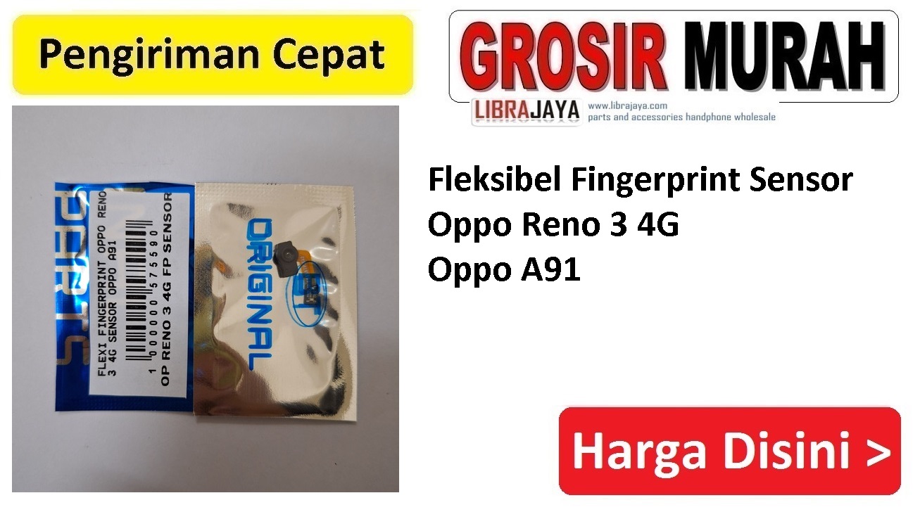 Jual Flexi Fingerprint Oppo Reno 3 4G Sensor Oppo A91 Fleksibel Flexible Fleksi Flexibel Flex