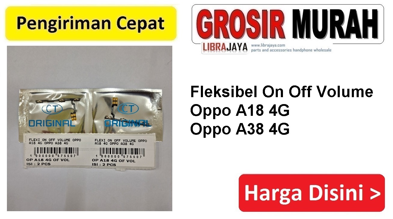 Jual Flexi On Off Volume Oppo A18 4G A38 4G Fleksibel Flexible Fleksi Flexibel