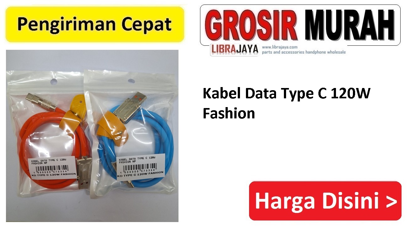 Jual Kabel Data Type C 120W Fashion