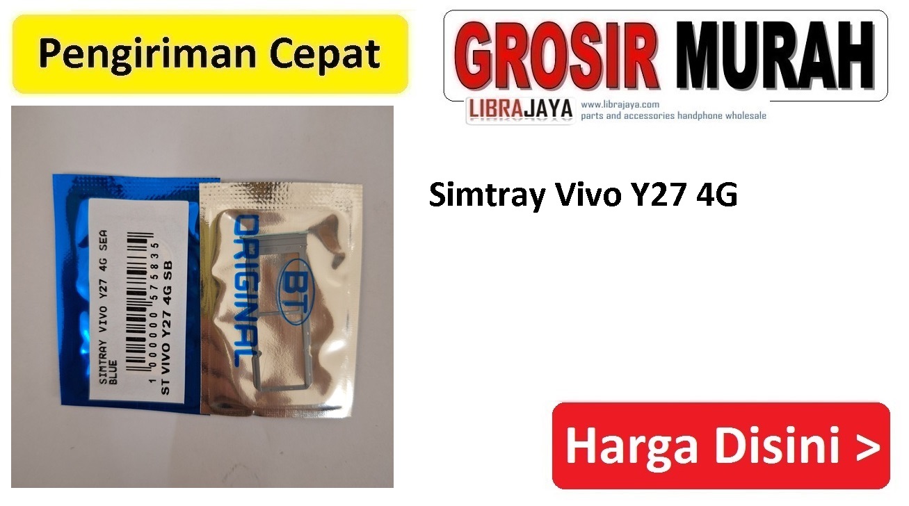 Jual Simtray Vivo Y27 4G Simcard Simlock Slot Sim Tray