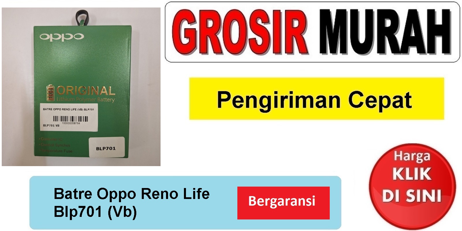 Jual Batre Oppo Reno Life Blp701 Vb Baterai Battery