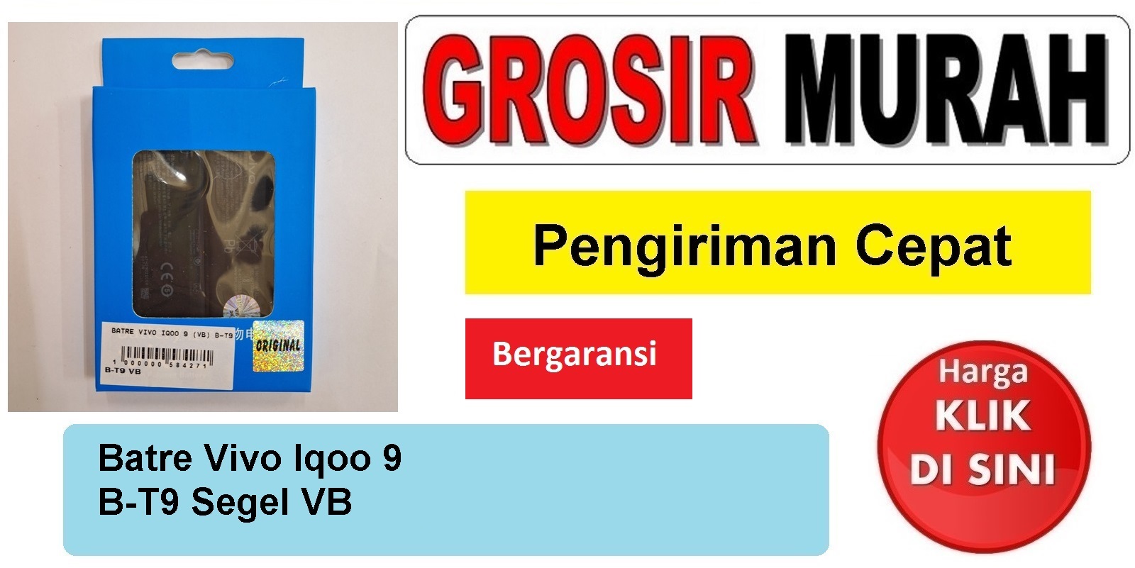 Jual Batre Vivo Iqoo 9 B-T9 Vb Baterai Battery