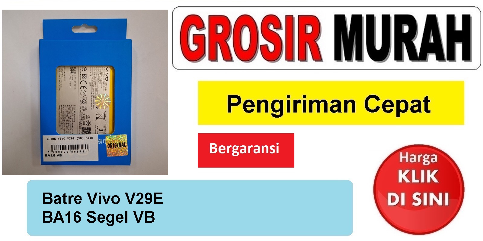 Jual Batre Vivo V29E Ba16 Vb Baterai Battery