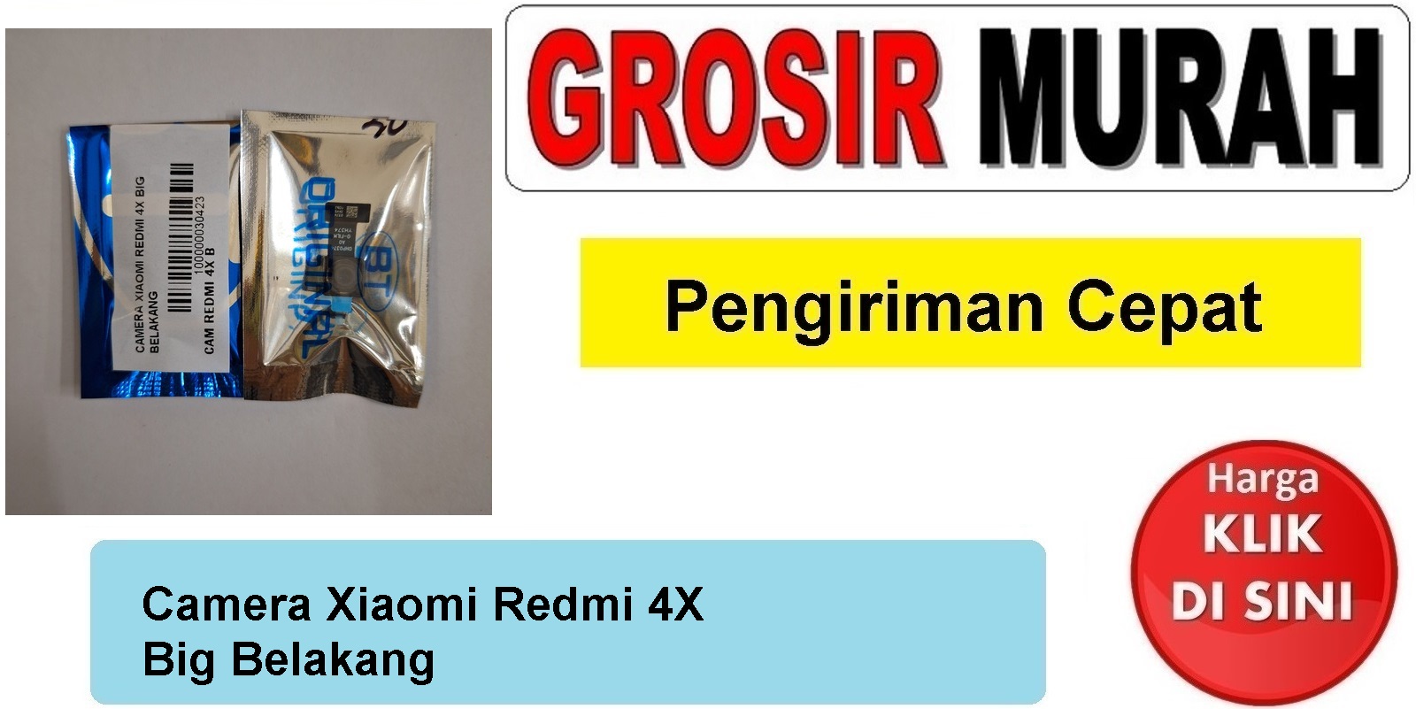 Jual Camera Belakang Xiaomi Redmi 4X Kamera