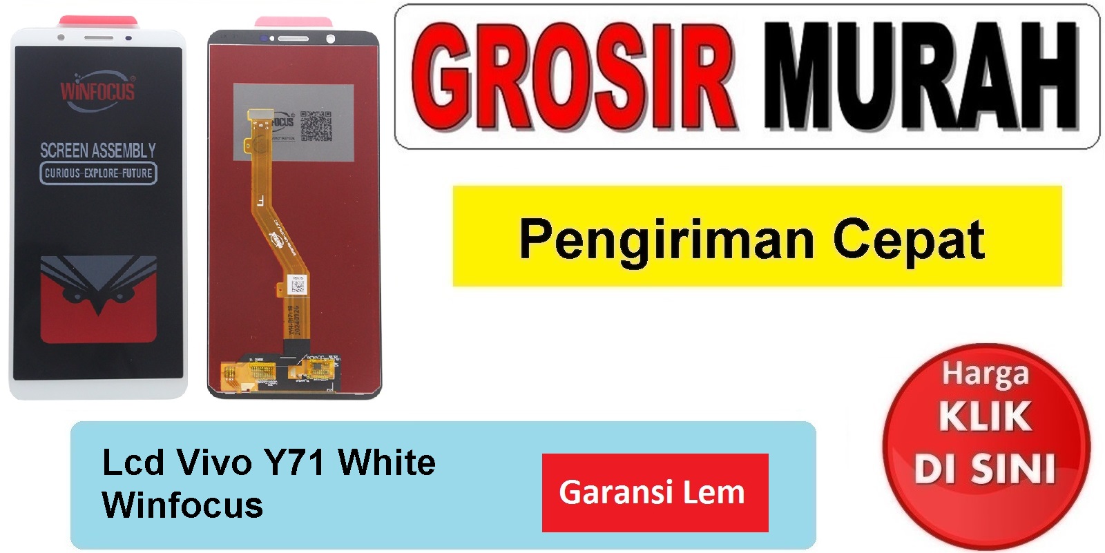 Lcd Vivo Y71 White Winfocus