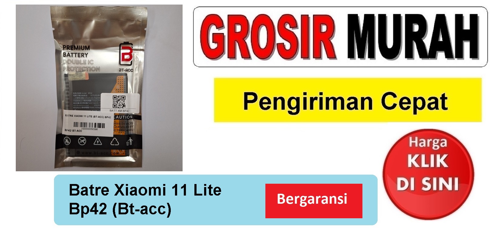 Jual Batre Xiaomi 11 Lite Bp42 Bt-acc Baterai Battery