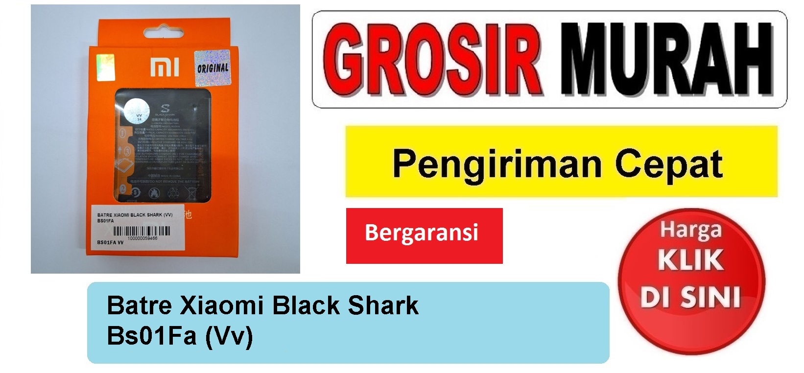 Jual Batre Xiaomi Black Shark Bs01Fa Vv Baterai Battery