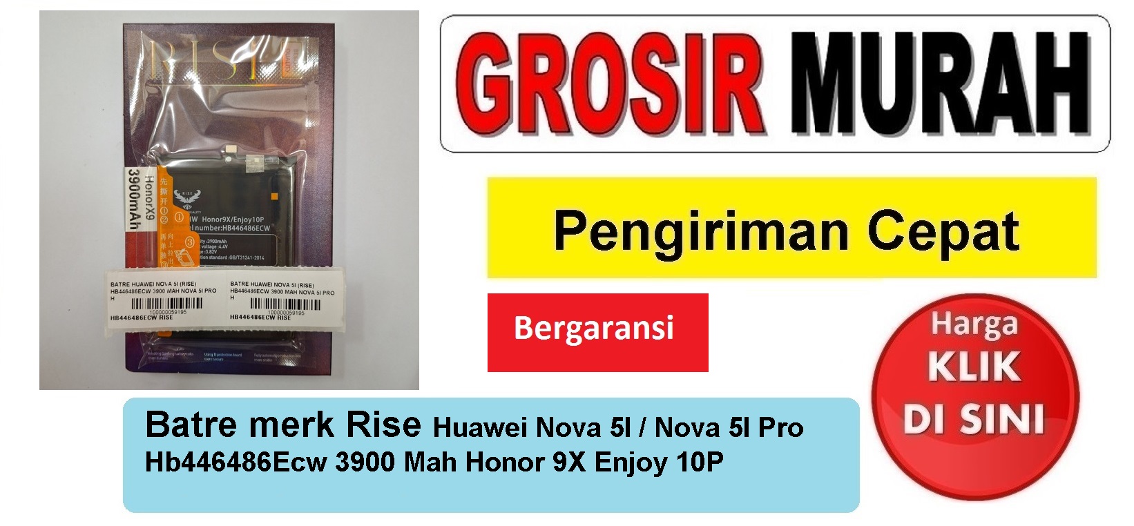 Jual Batre Huawei Nova 5I Rise Baterai Battery