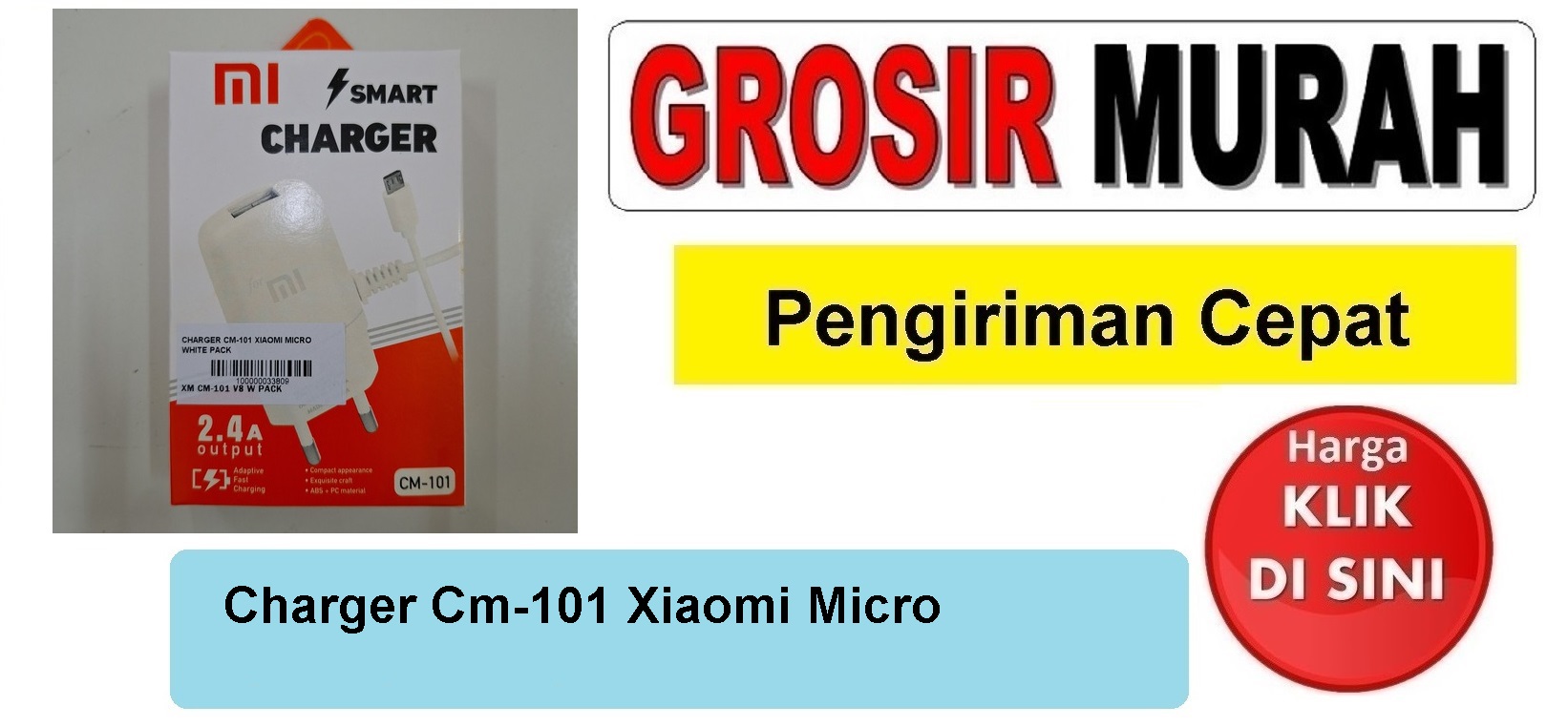Jual Charger Cm-101 Xiaomi Micro