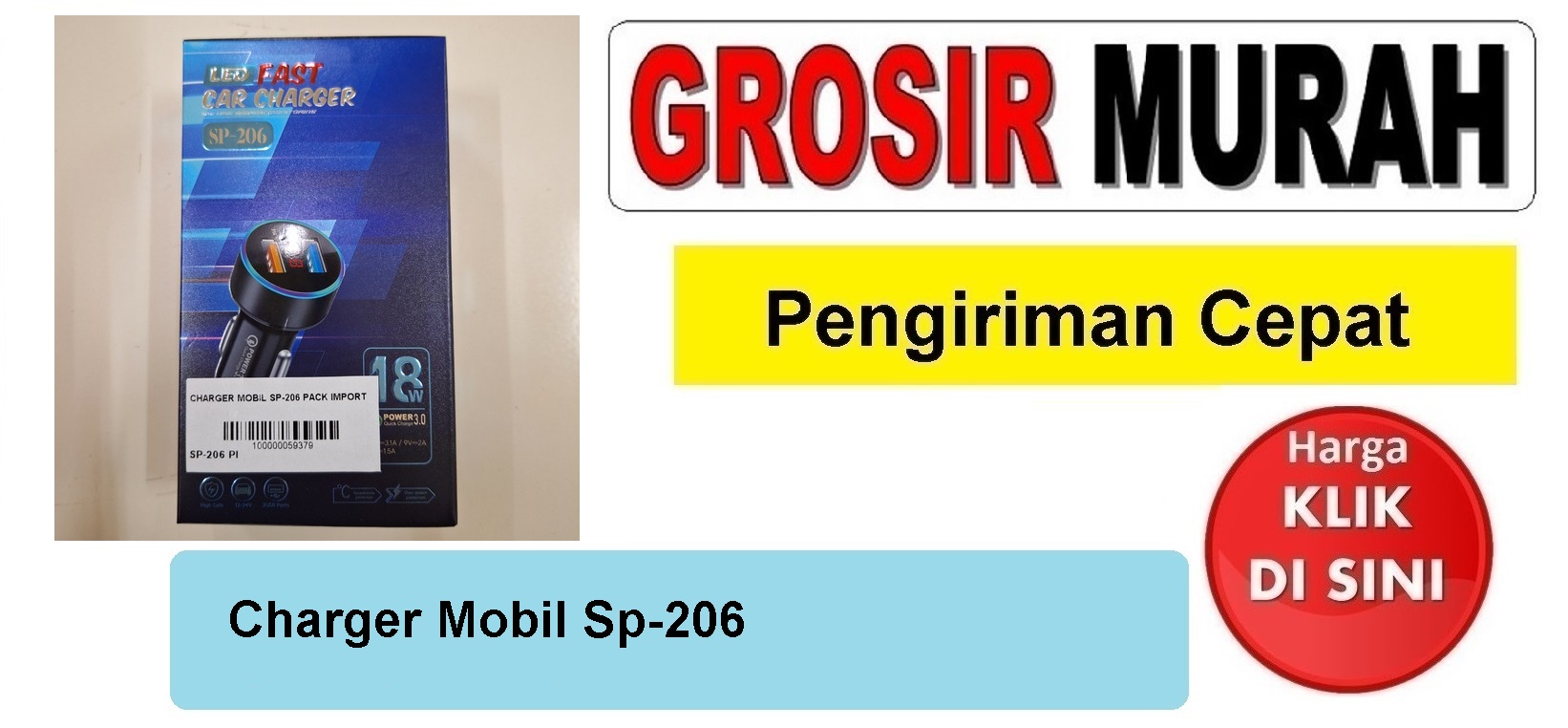 Jual Charger Mobil Sp-206 Tc Casan usb Car