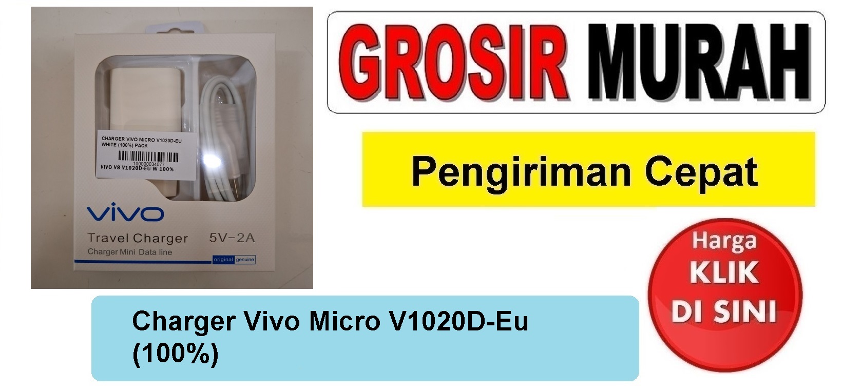 Jual Charger Vivo Micro V1020D-Eu 100%