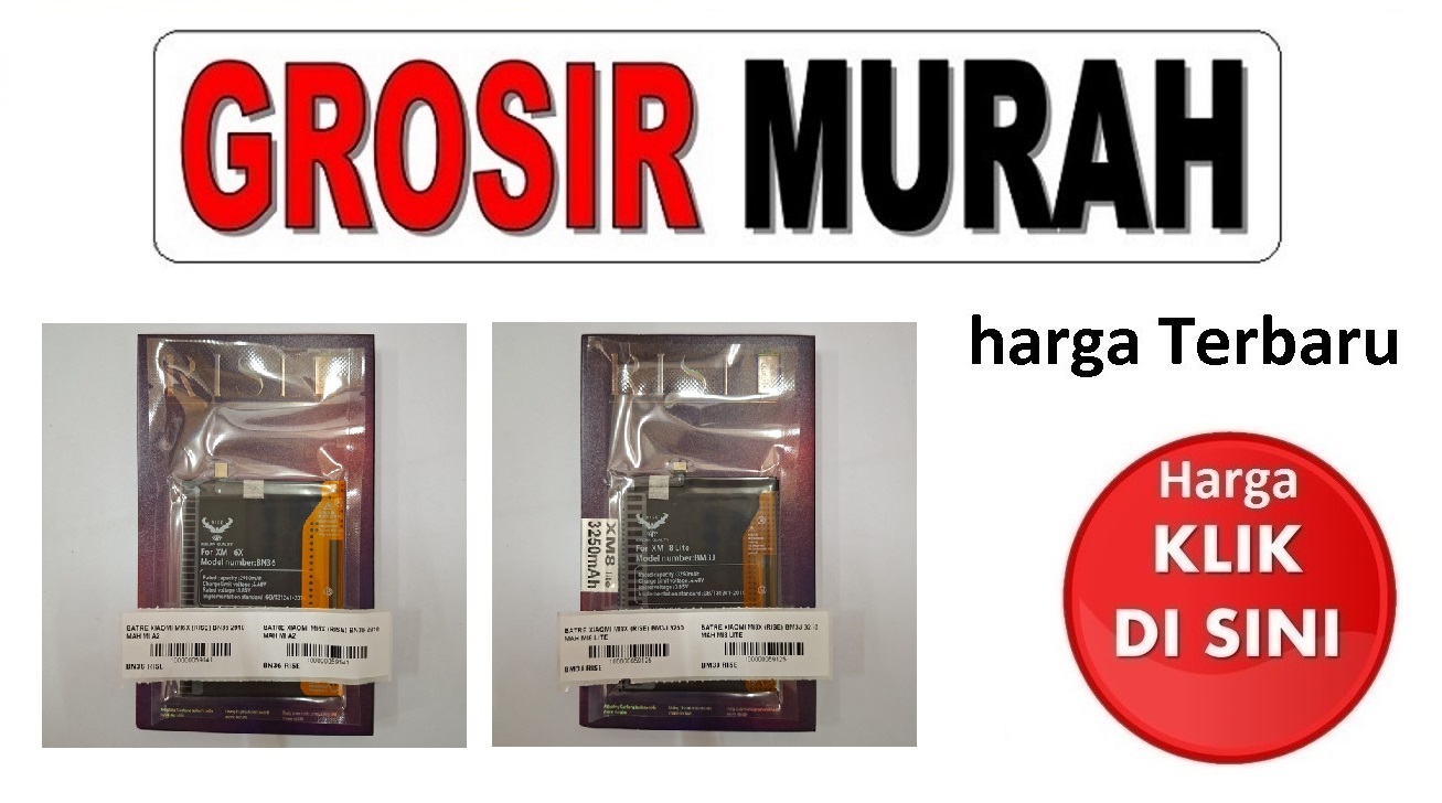 Grosir baterai xiaomi merk rise