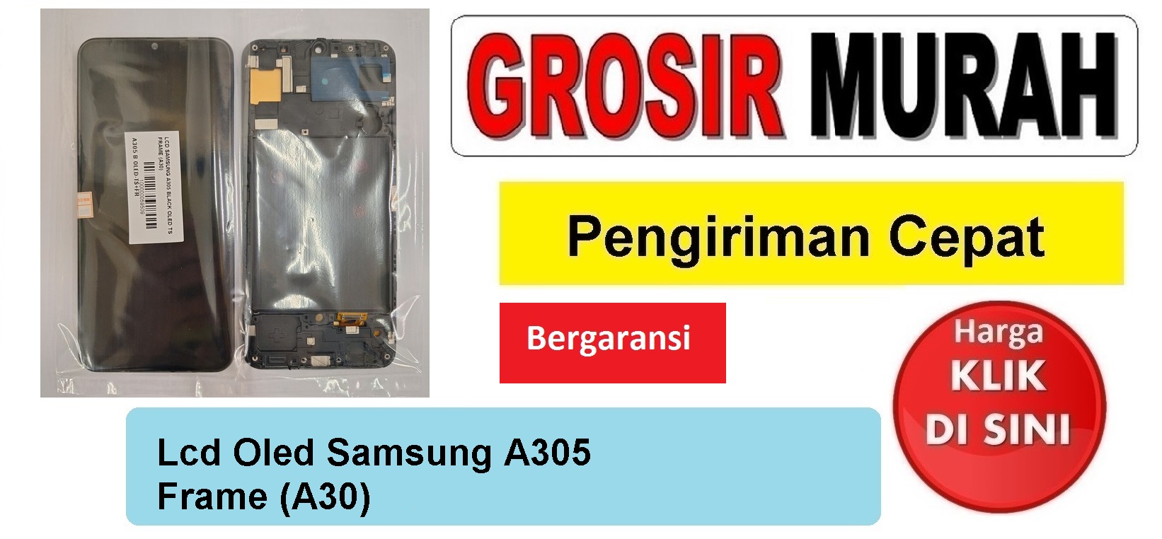 Jual Lcd Samsung A305 A30 Oled Frame