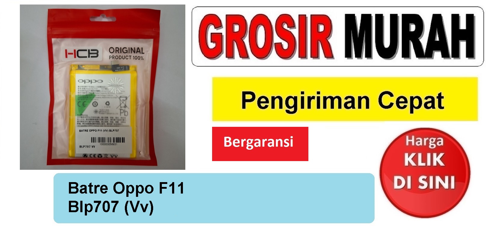 Jual Batre Oppo F11 Blp707 Segel Vv Baterai Battery