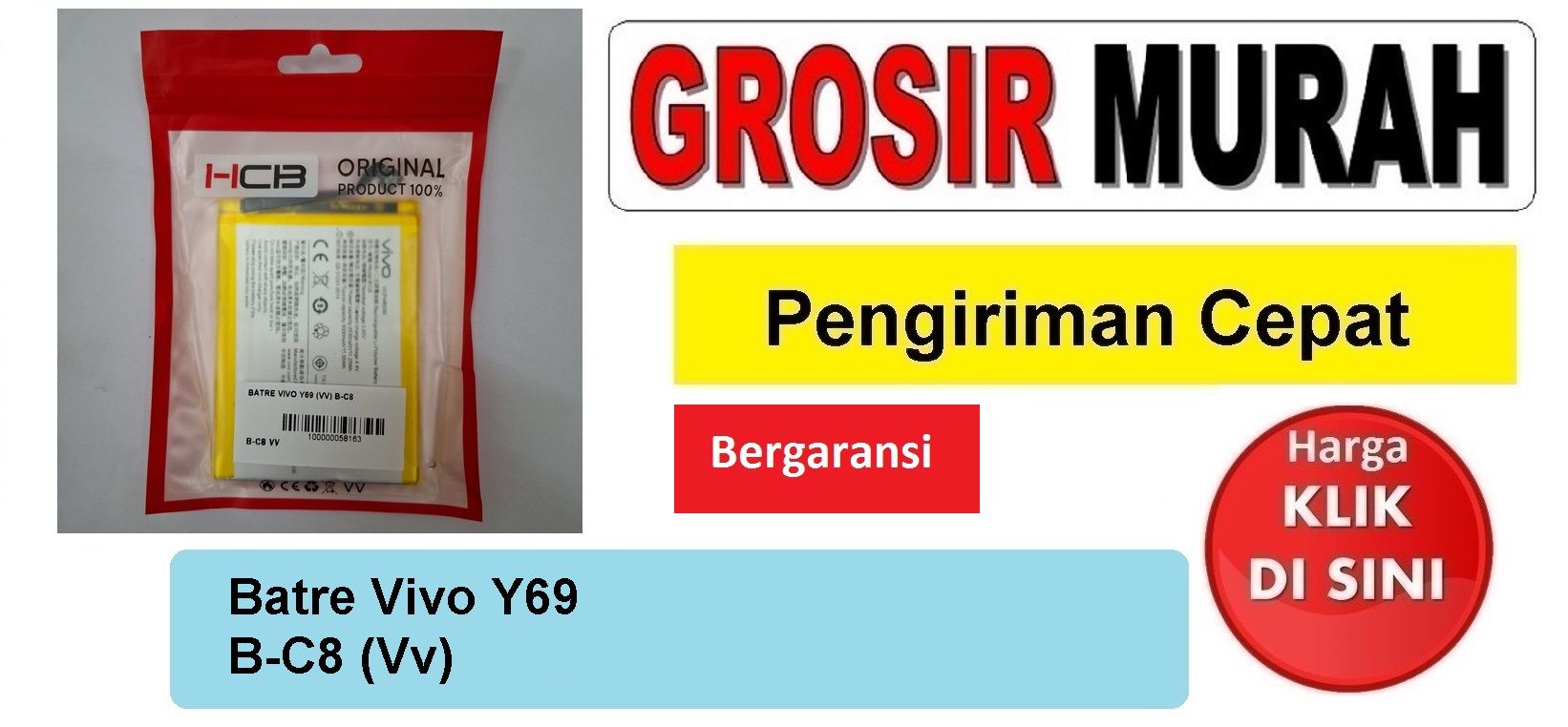 Jual Batre Vivo Y69 B-C8 Vv Baterai Battery