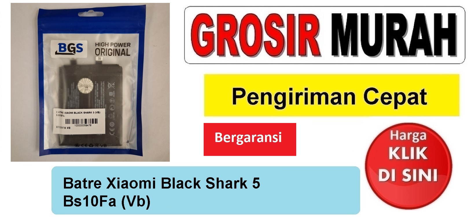 Jual Batre Xiaomi Black Shark 5 Bs10Fa Vb Baterai Battery