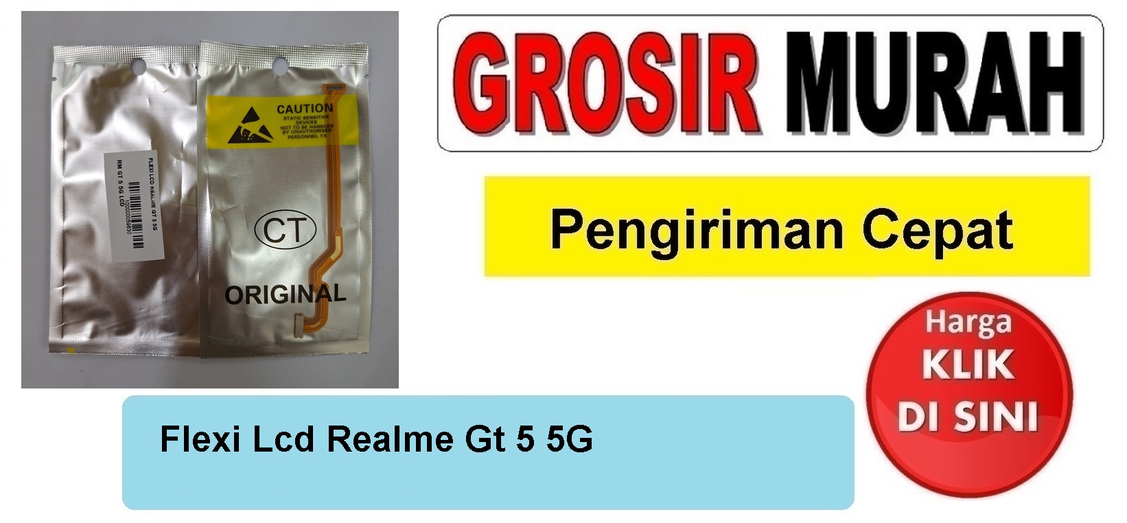 Jual Flexi Lcd Realme Gt 5 5G Fleksibel Flexible Fleksi Flexibel Flex