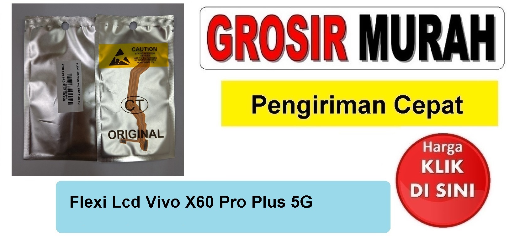 Jual Flexi Lcd Vivo X60 Pro Plus 5G Fleksibel Flexible Fleksi Flexibel Flex