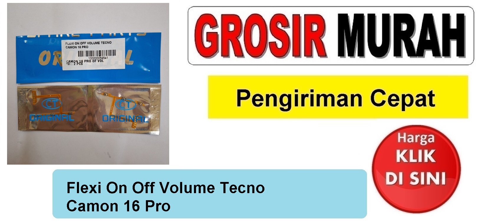 Jual Flexi On Off Volume Tecno Camon 16 Pro Fleksibel Flexible Fleksi Flexibel