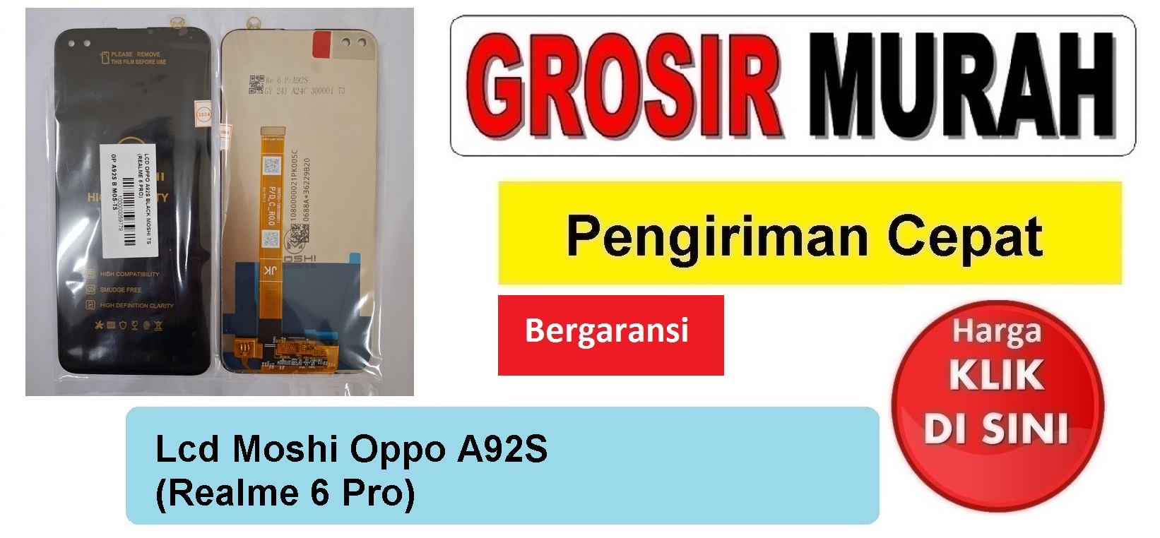 Jual Lcd Oppo A92S Realme 6 Pro Reno 4Z 5G Moshi