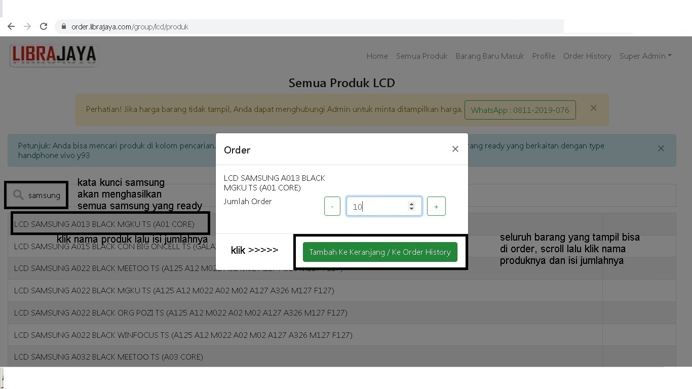 belanja sparepart hp-2