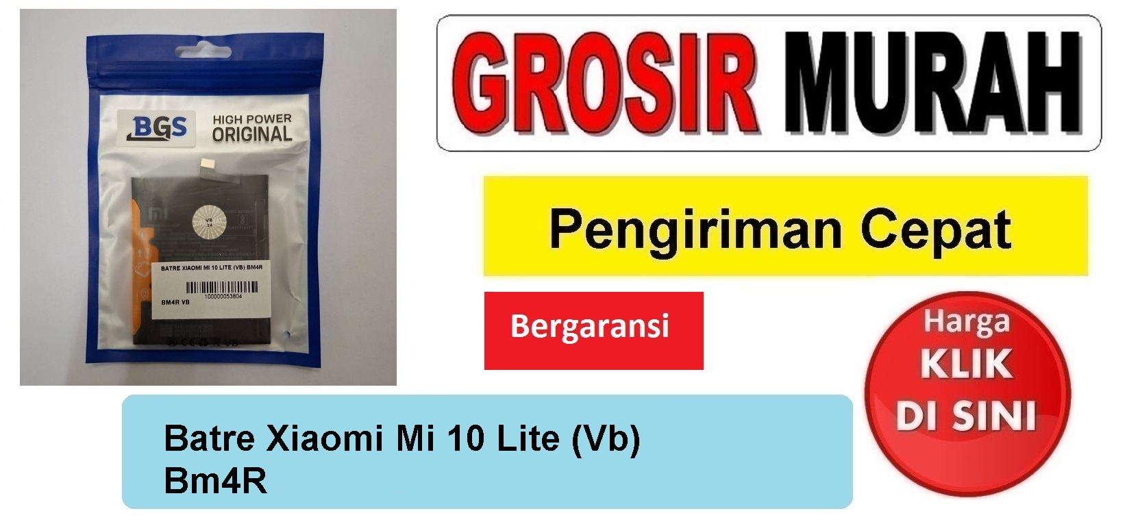 Jual Batre Xiaomi Mi 10 Lite Bm4R Vb Baterai Battery