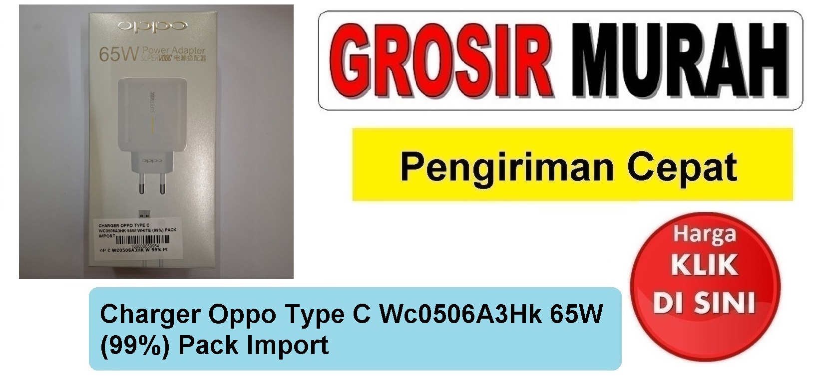 Charger Oppo Type C Wc0506A3Hk 65W