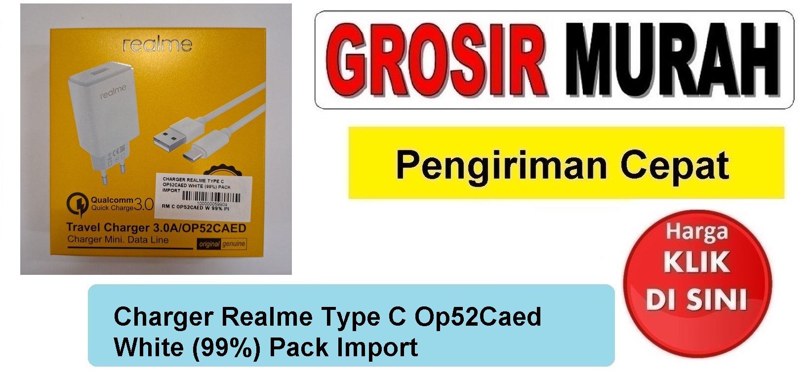 Jual Charger Realme Type C Op52Caed 99%
