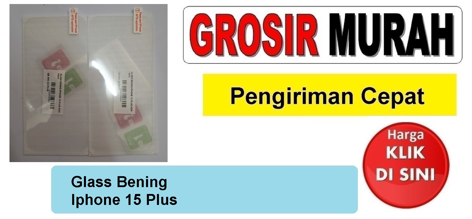 Jual Glass Bening Iphone 15 Plus Anti Gores Full Screen Protector