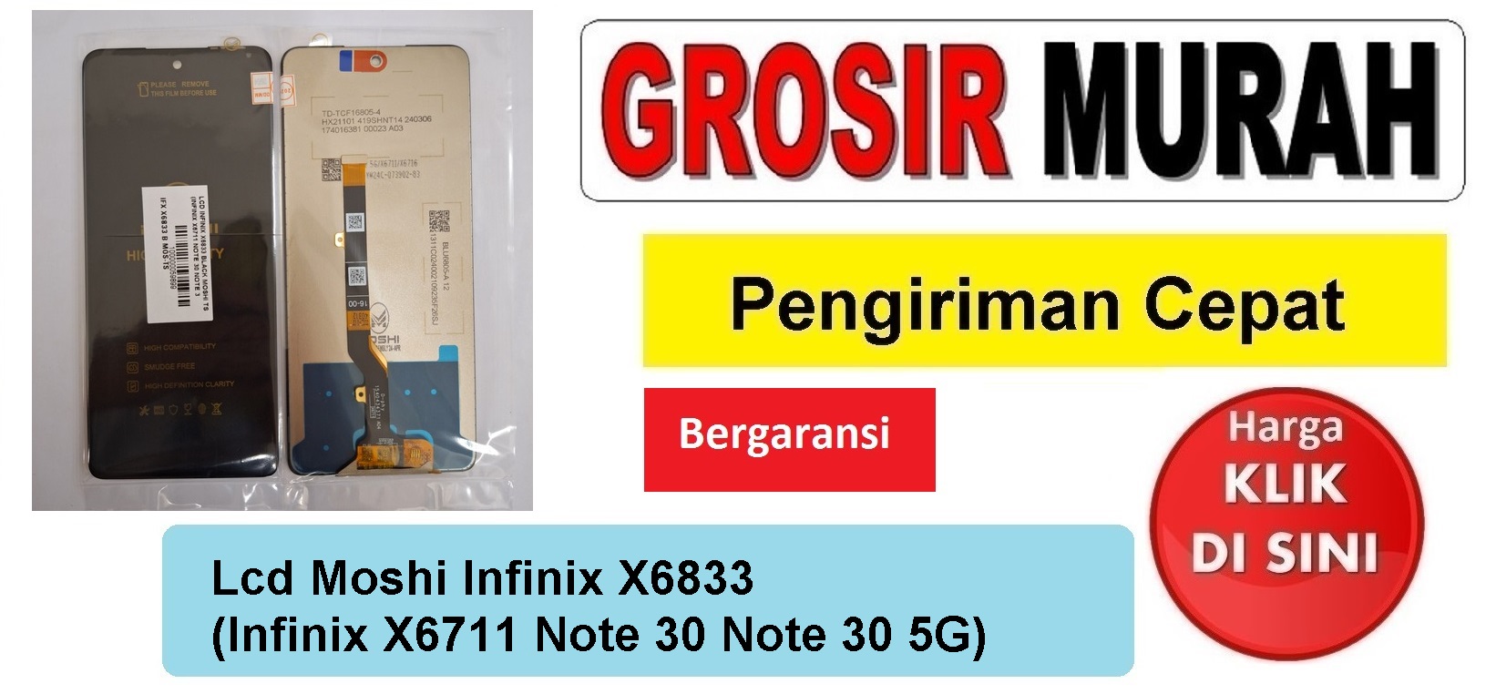 Jual Lcd Infinix X6833 Infinix X6711 Note 30 Note 30 5G Moshi