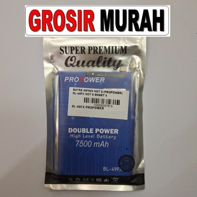 Batre Infinix Hot 8 (Propower) Bl-49Fx Hot 9 Smart 5
