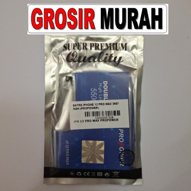 Batre iPhone 12 Pro Max Propower 3687 mAh