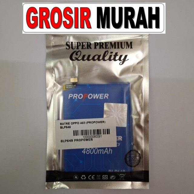 Batre Oppo A83 Propower Blp649
