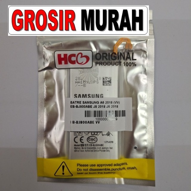 Batre Samsung A6 2018 VV EB-BJ800ABE J8 2018 J6 2018