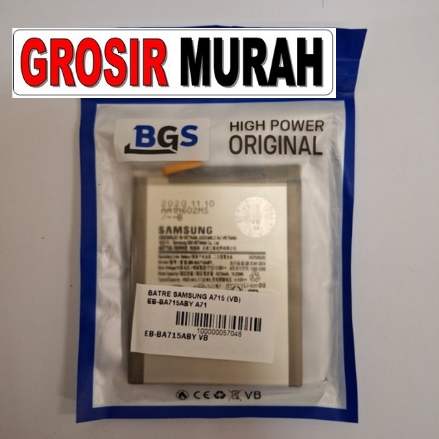 Batre Samsung A715 VB Eb-Ba715Aby A71