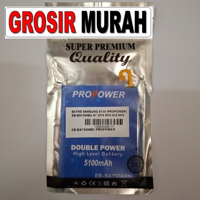 Batre Samsung A750 Propower Eb-Ba750Abu A7 2018 M10 A10 M50