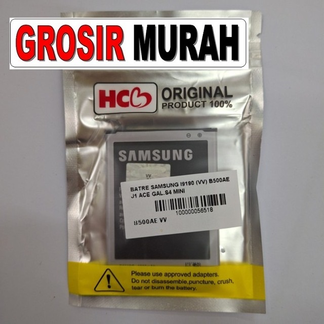 Batre Samsung I9190 VV B500Ae J1 Ace Gal.S4 Mini
