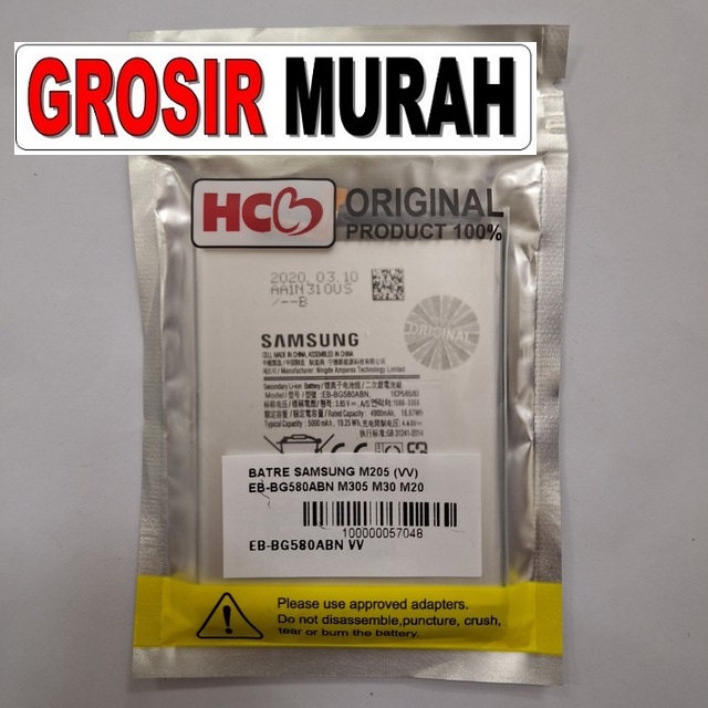 Batre Samsung M205 VV Eb-Bg580Abn M305 M30 M20