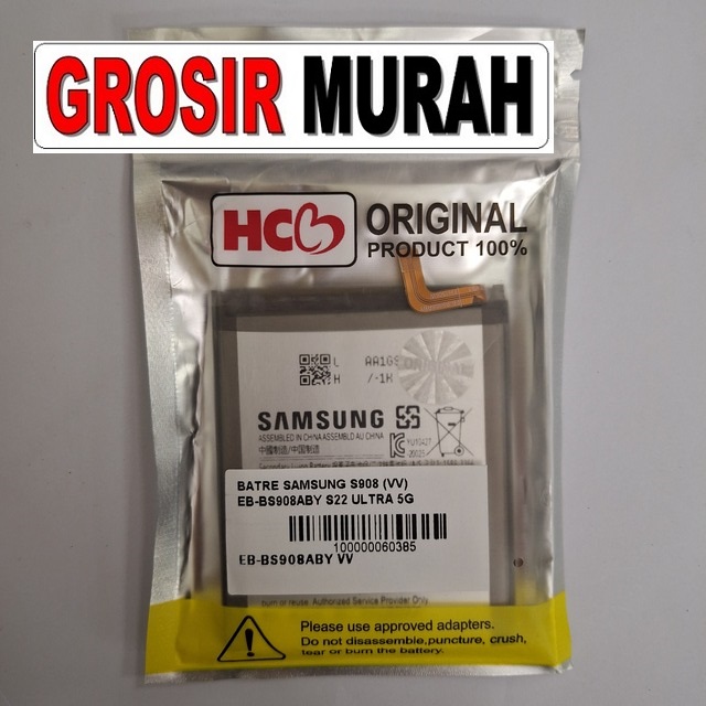 Batre Samsung S908 VV Eb-Bs908Aby S22 Ultra 5G