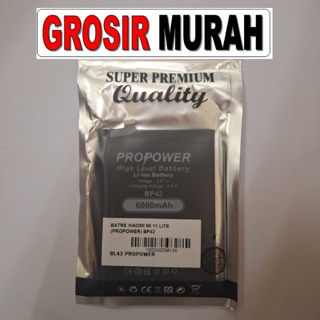 Batre Xiaomi Mi 11 Lite Propower BP42