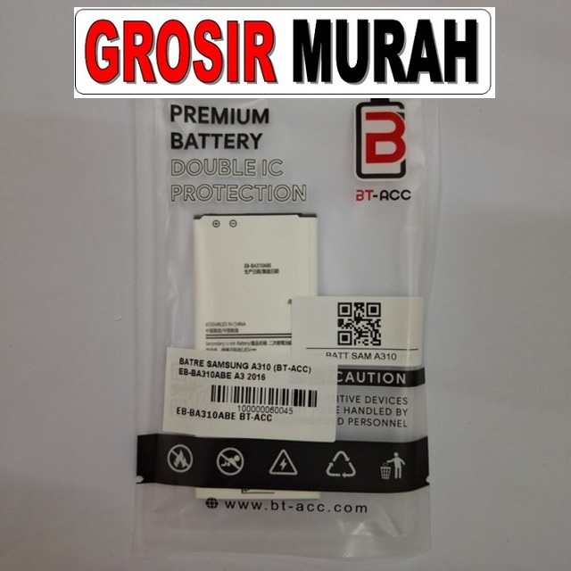 Batre Samsung A310 (Bt-Acc) Eb-Ba310Abe A3 2016