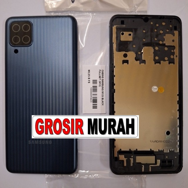 Jual Casing Fullset Samsung M125 (M12) housing kesing