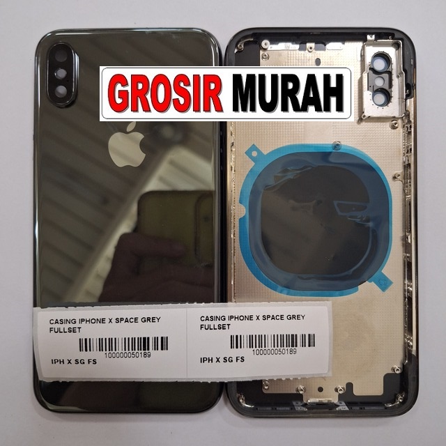 Casing Iphone X Space Grey Fullset