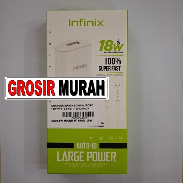 Jual Charger Infinix Sc018W Micro 18W Fast
